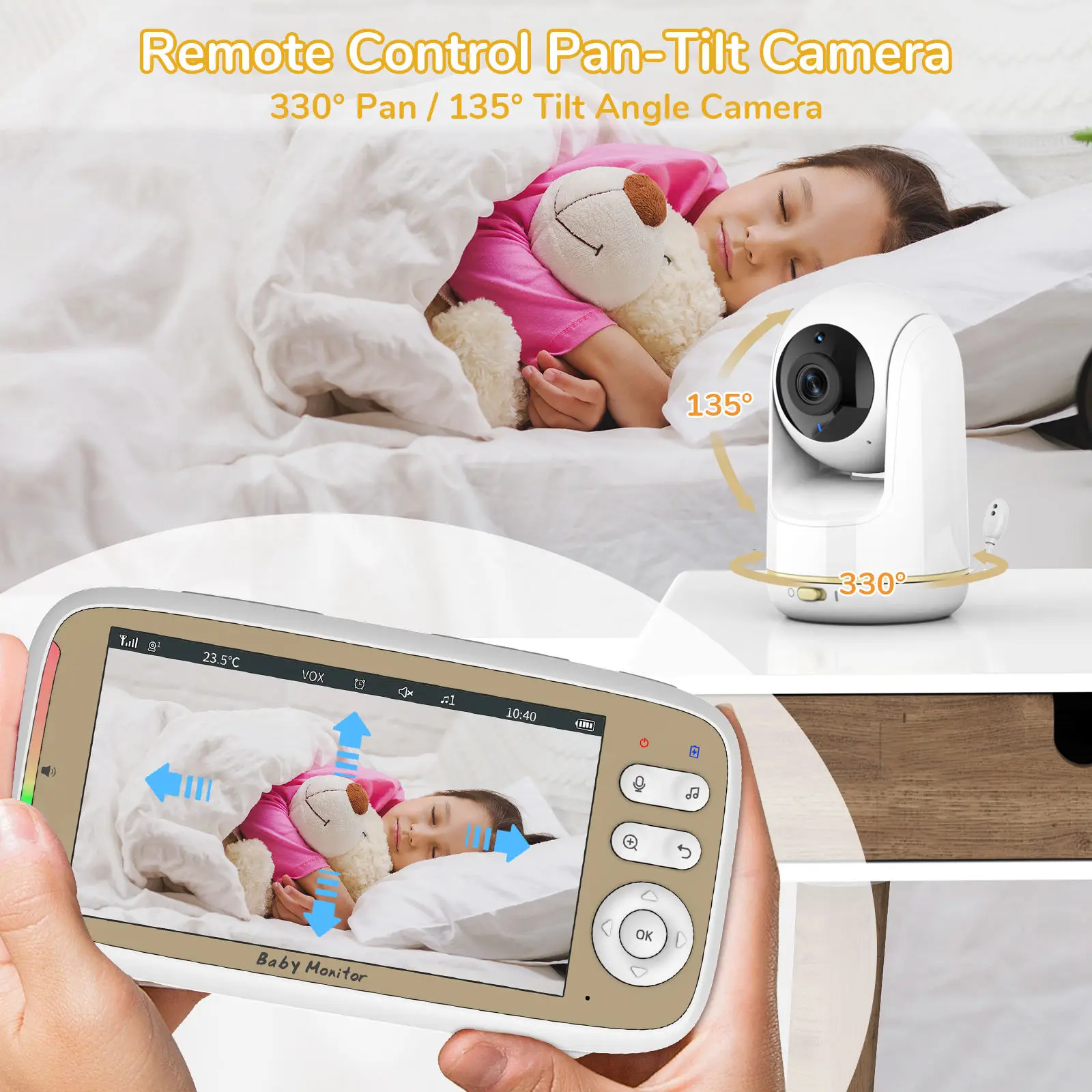 VB803 PRO Baby Monitor 2pcs Zo - Home Cinema Wireless บทวิจารณ์และราคา